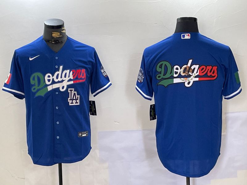 Men Los Angeles Dodgers Blank Blue Game 2024 Nike MLB Jersey style 10153->los angeles dodgers->MLB Jersey